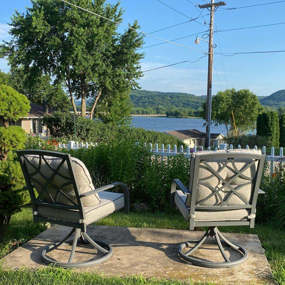 View of the Mississippi River from Over the River in Trempealeau, WI